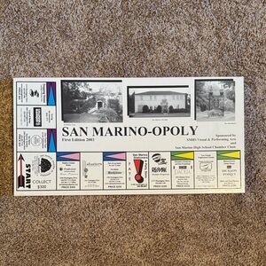 San Marino-Opoly Board Game